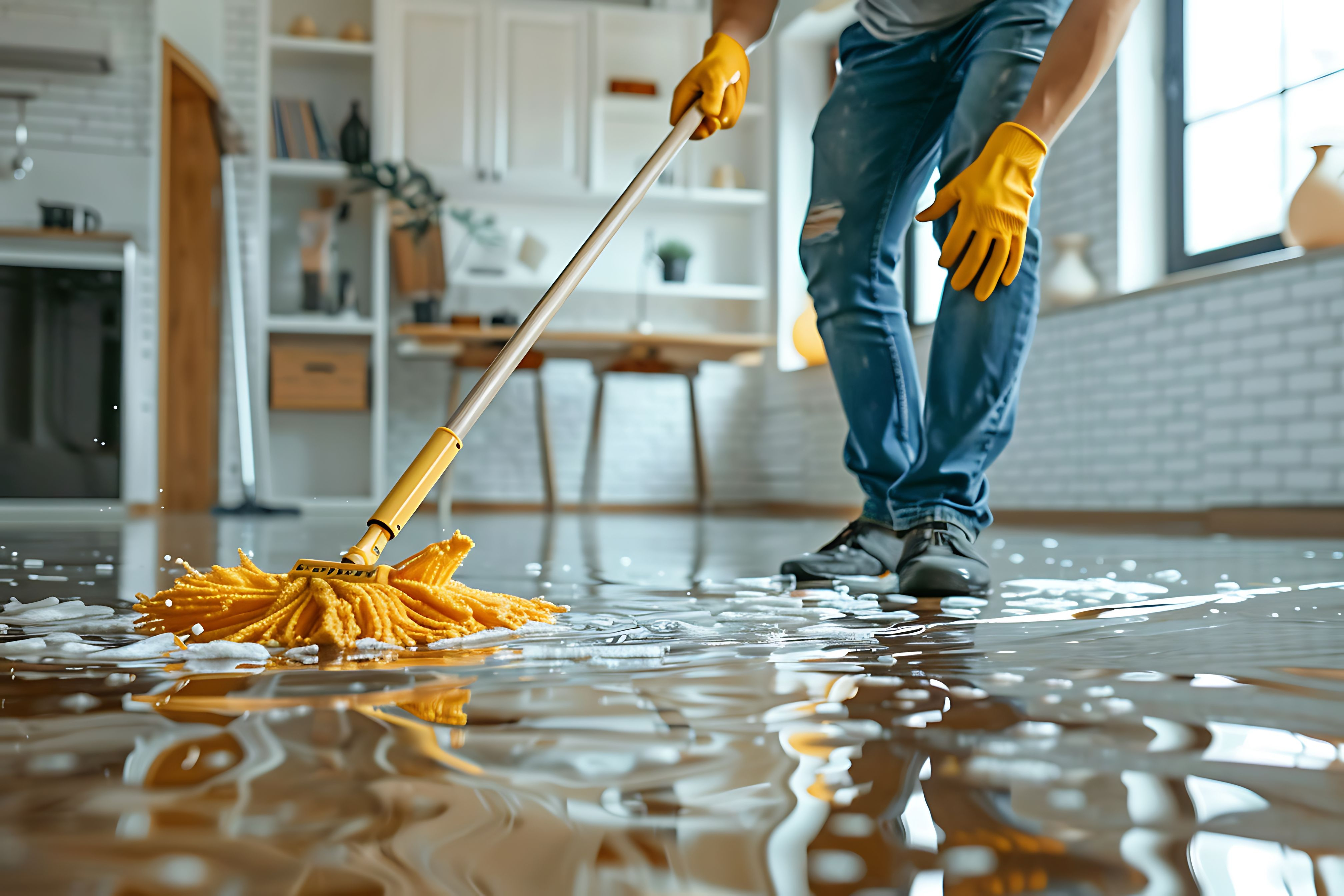 Dan Cleaning team at work